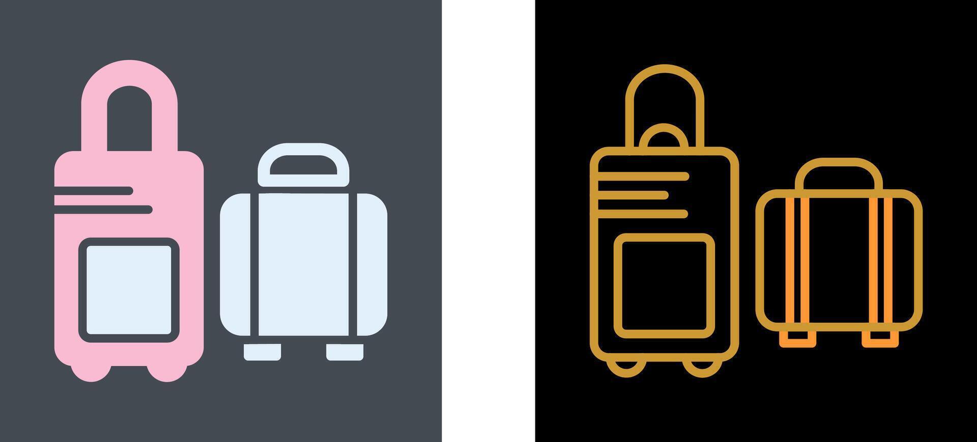koffer icoon ontwerp vector