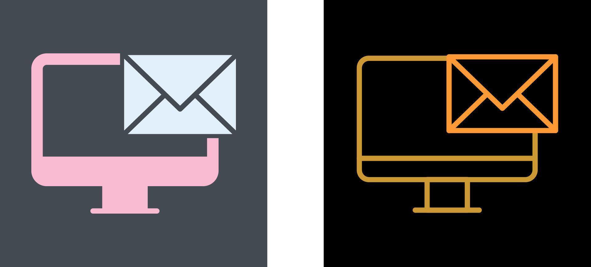 mail pictogram ontwerp vector