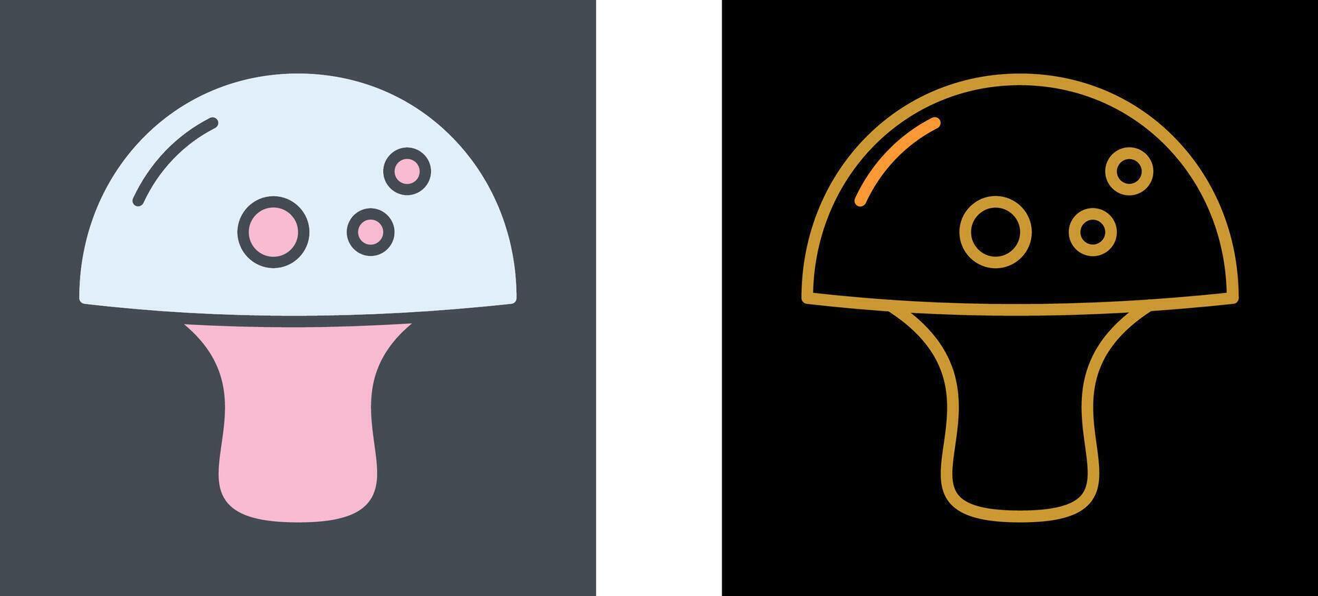 champignons icoon ontwerp vector