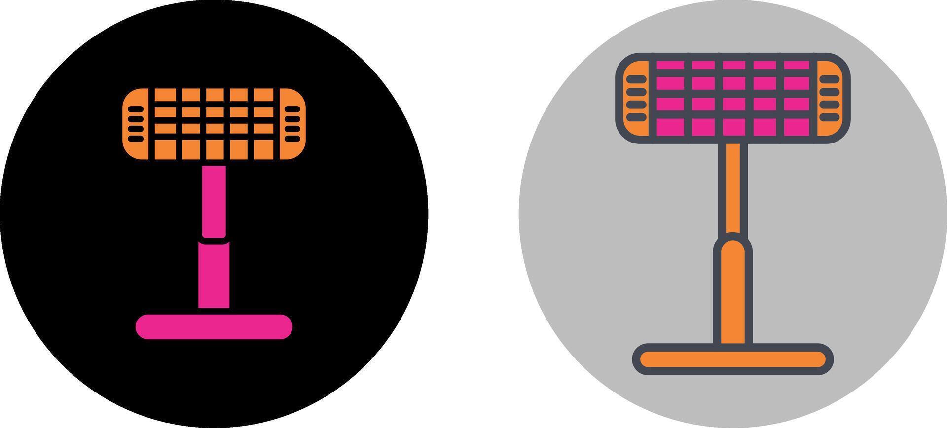 infrarood kachel icoon ontwerp vector