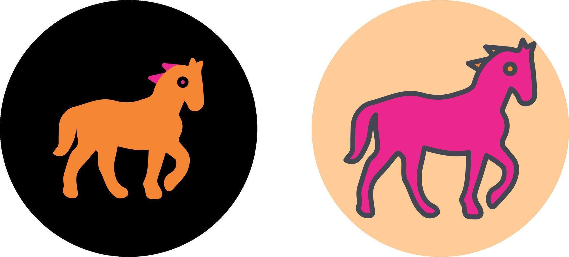 paard pictogram ontwerp vector