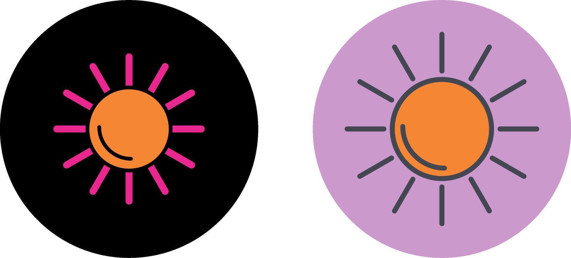 zon pictogram ontwerp vector