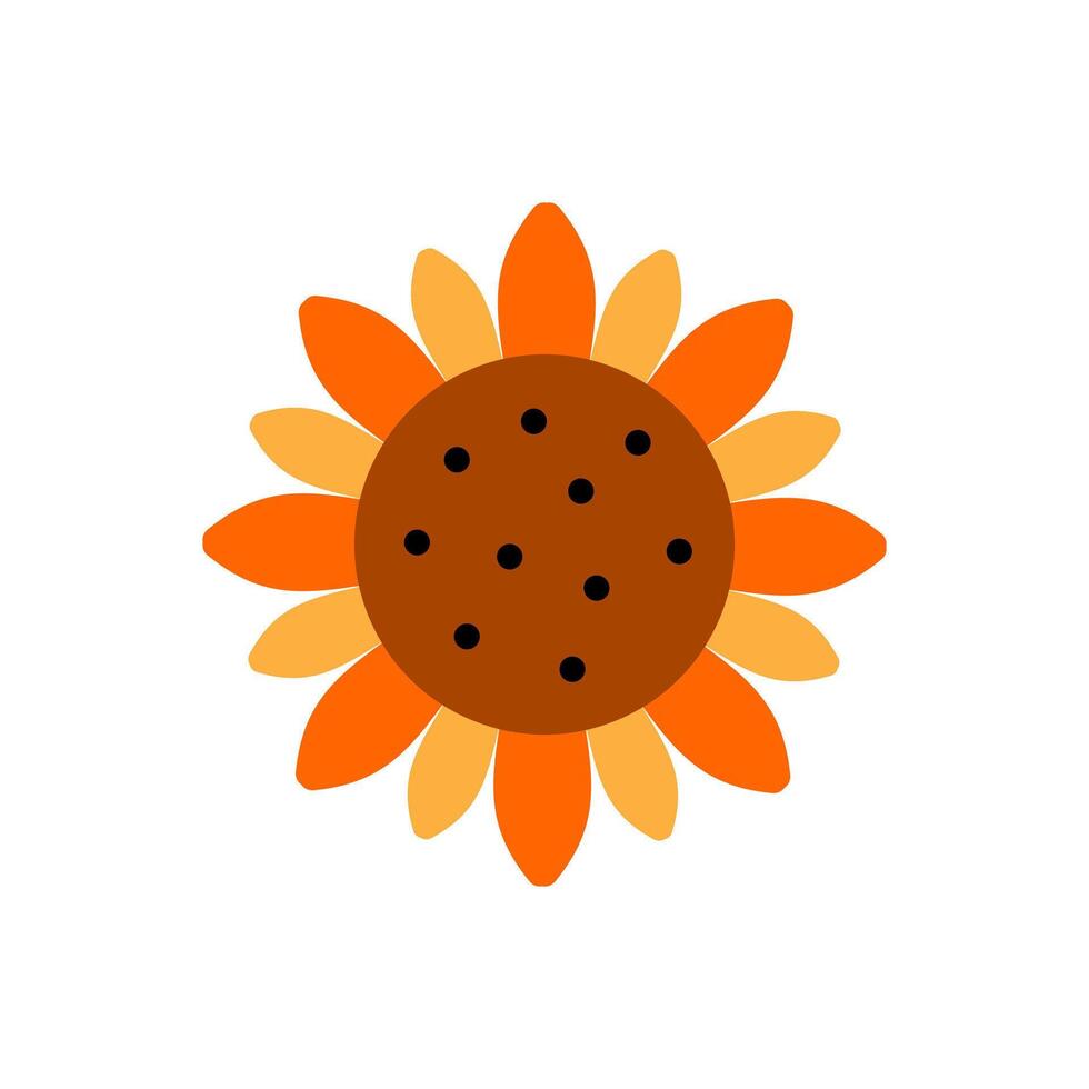 zonnebloem icoon, zomer bloem . vector