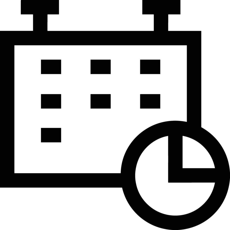 kalender icoon symbool beeld voor schema of afspraak vector