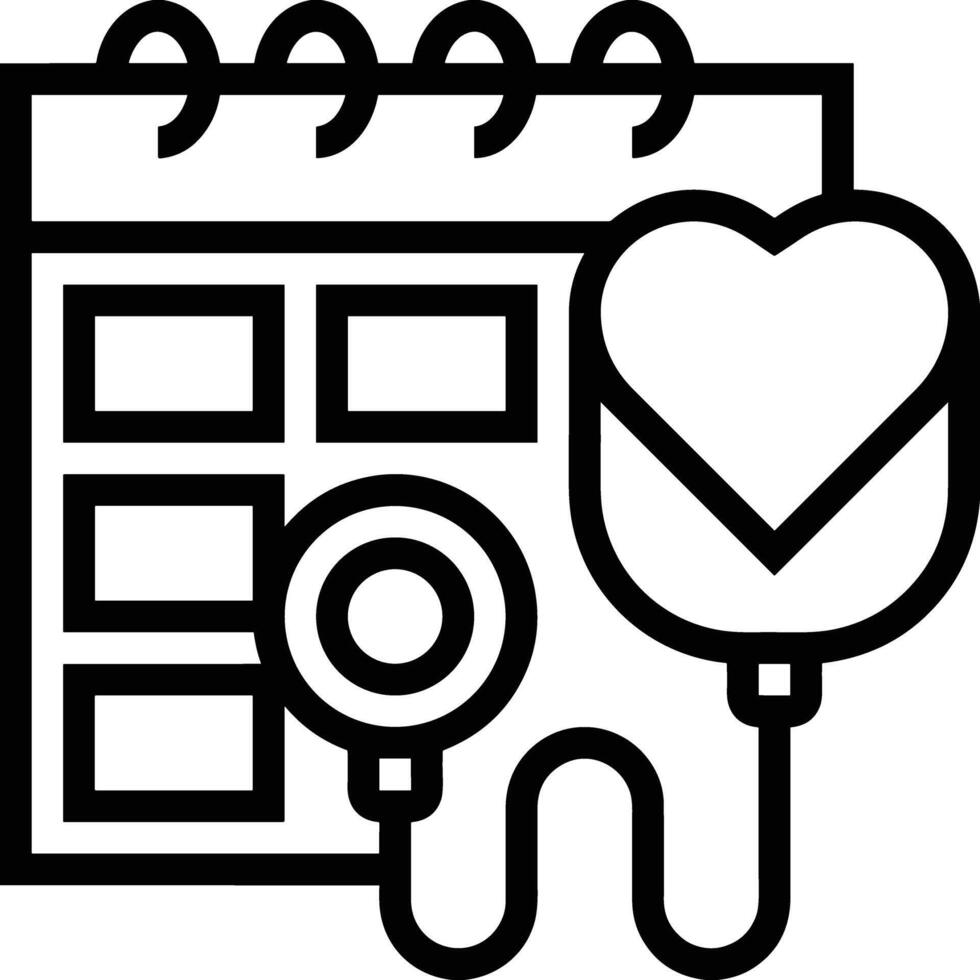 kalender icoon symbool beeld voor schema of afspraak vector