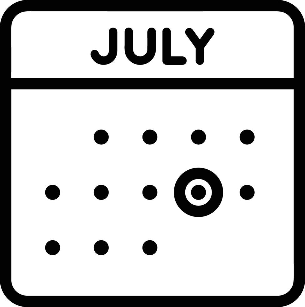kalender icoon symbool beeld voor schema of afspraak vector