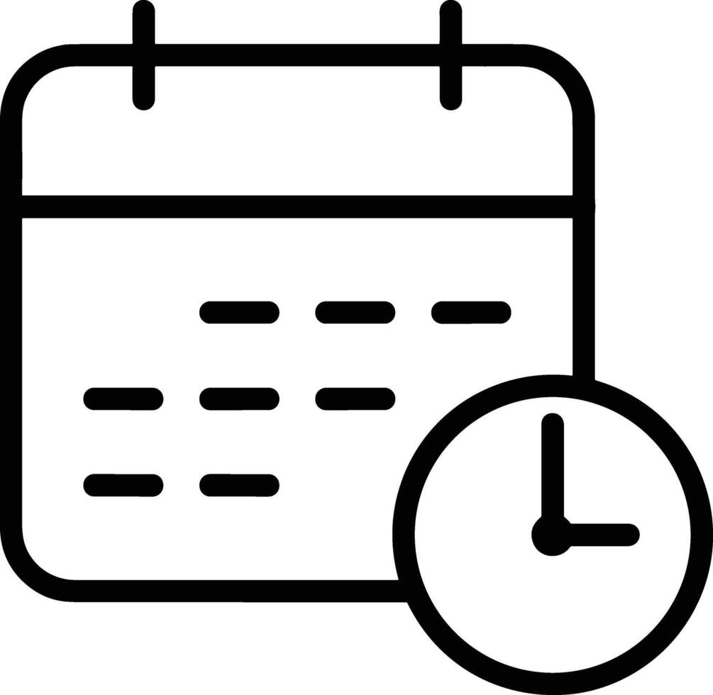 kalender icoon symbool beeld voor schema of afspraak vector