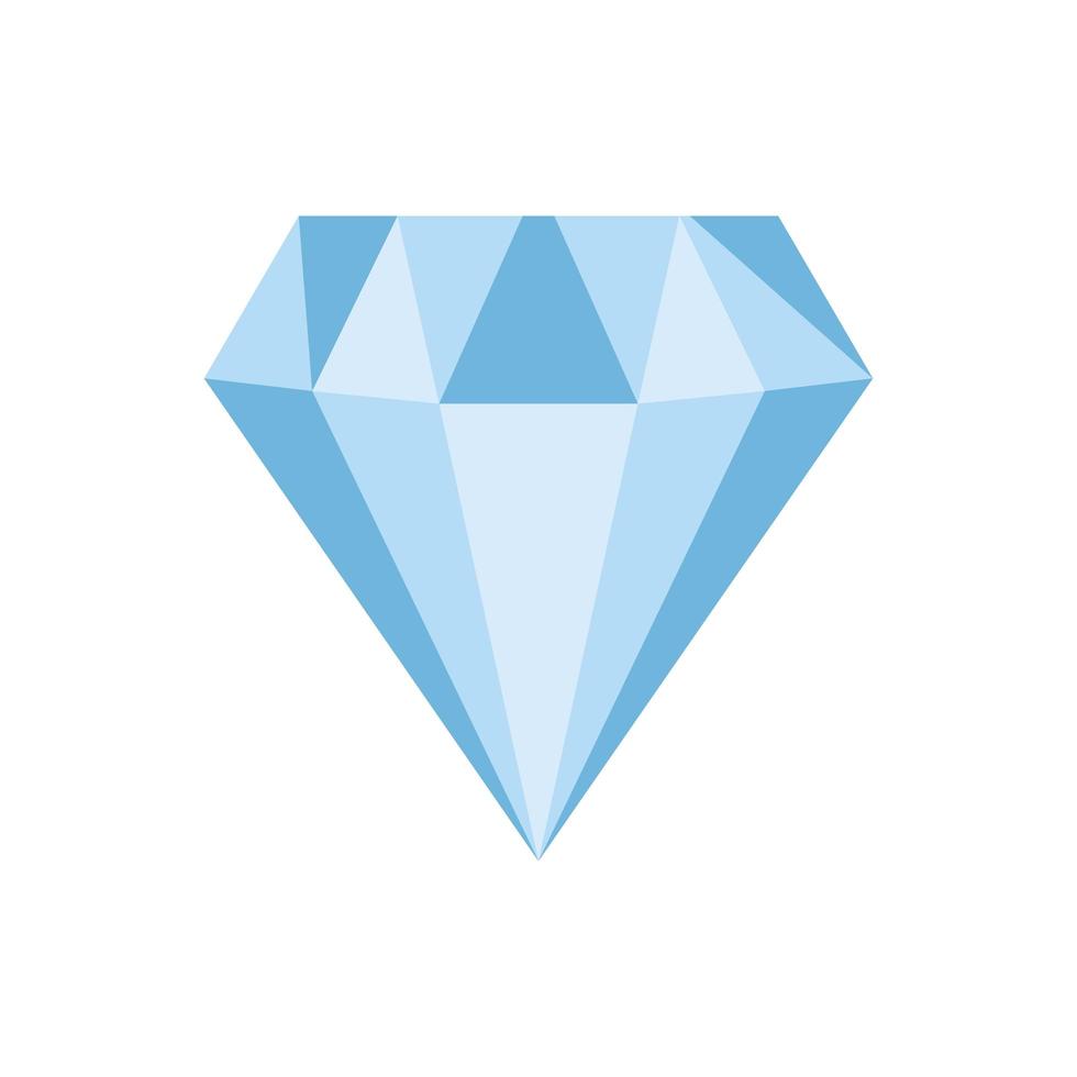 diamant kostbaar pop-art stijlicoon vector
