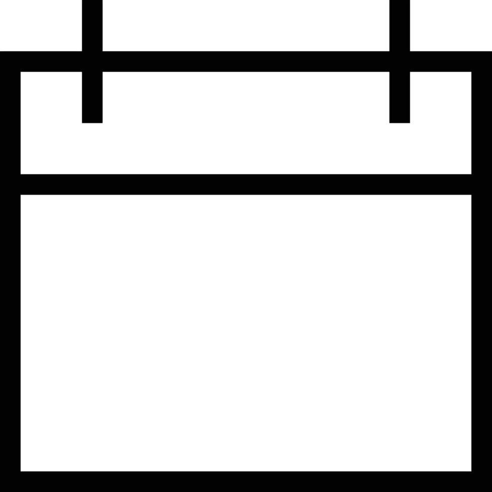 kalender icoon symbool beeld voor schema of afspraak vector