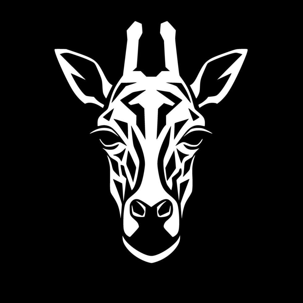 giraffe - hoog kwaliteit logo - illustratie ideaal voor t-shirt grafisch vector
