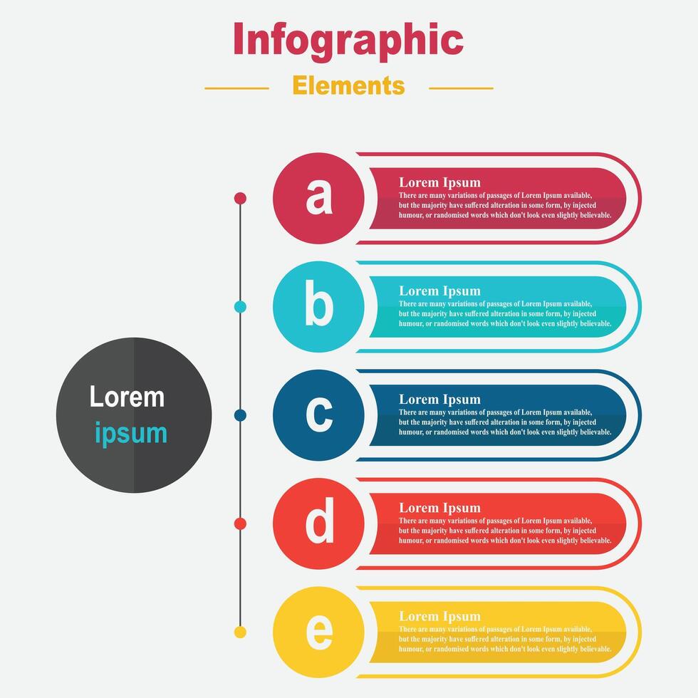 infographic elementen illustratie presentatie vector