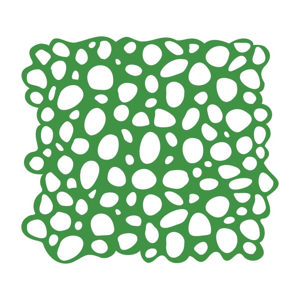 cellulair structuur patroon van ovaal elementen vector