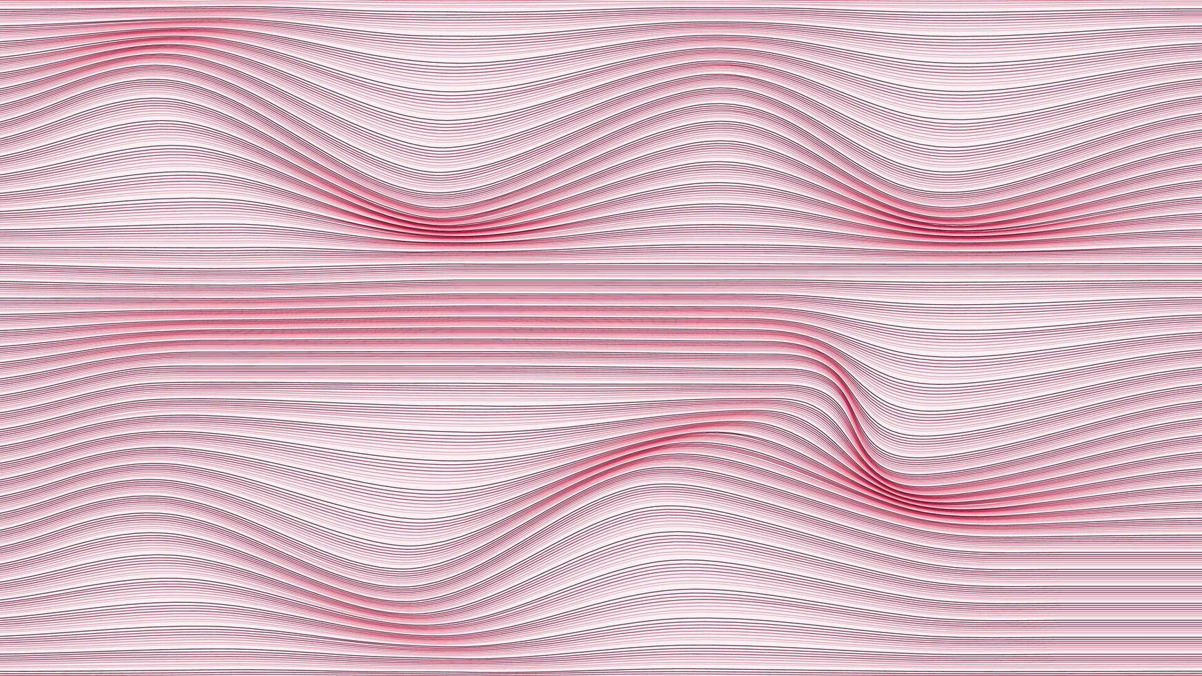 abstract golvend roze lijn gemakkelijk Valentijn liefde achtergrond. vector