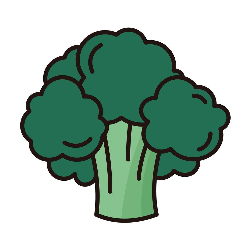 broccoli tekenfilm illustratie vector