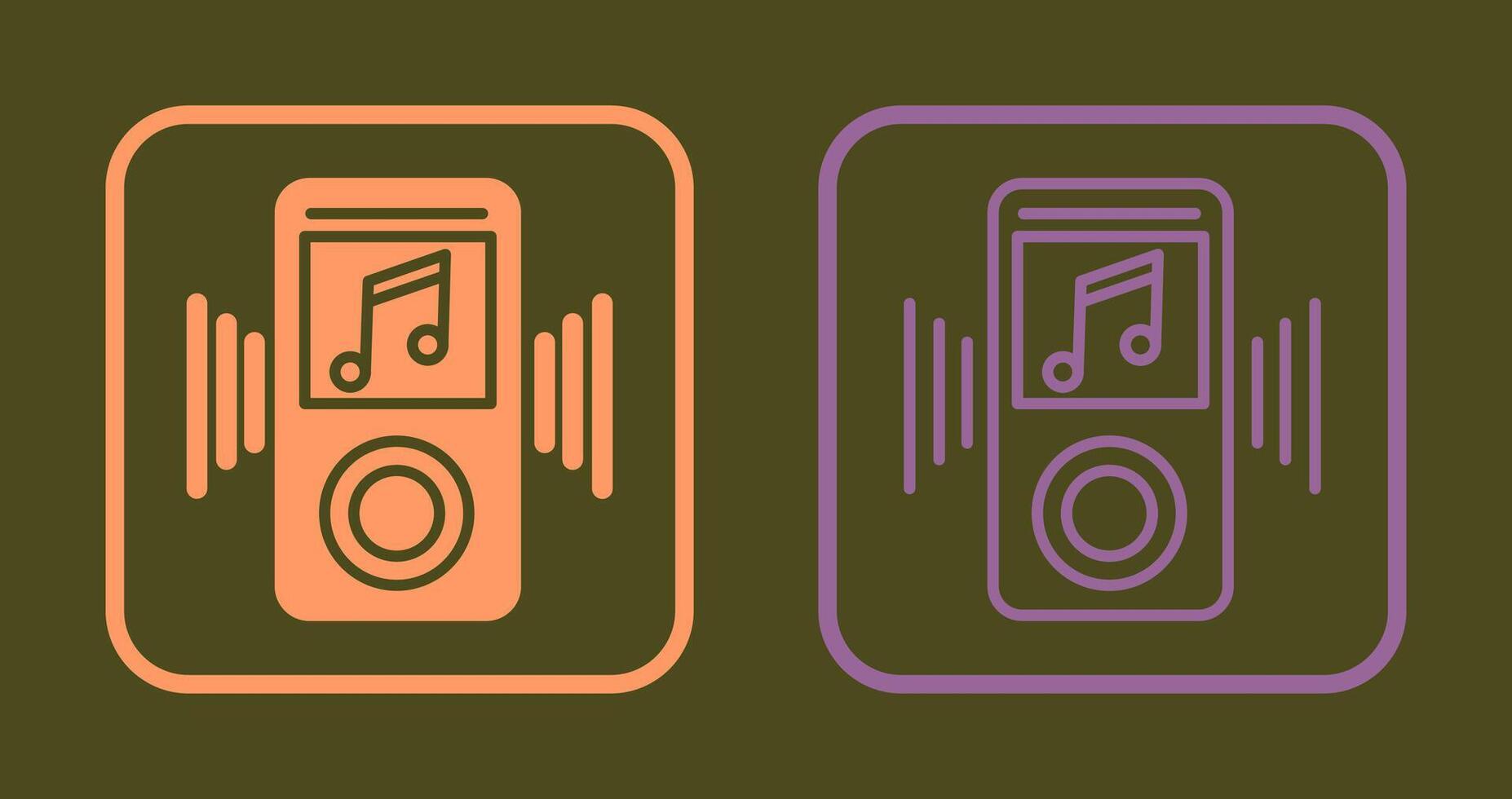 mp3 icoon ontwerp vector