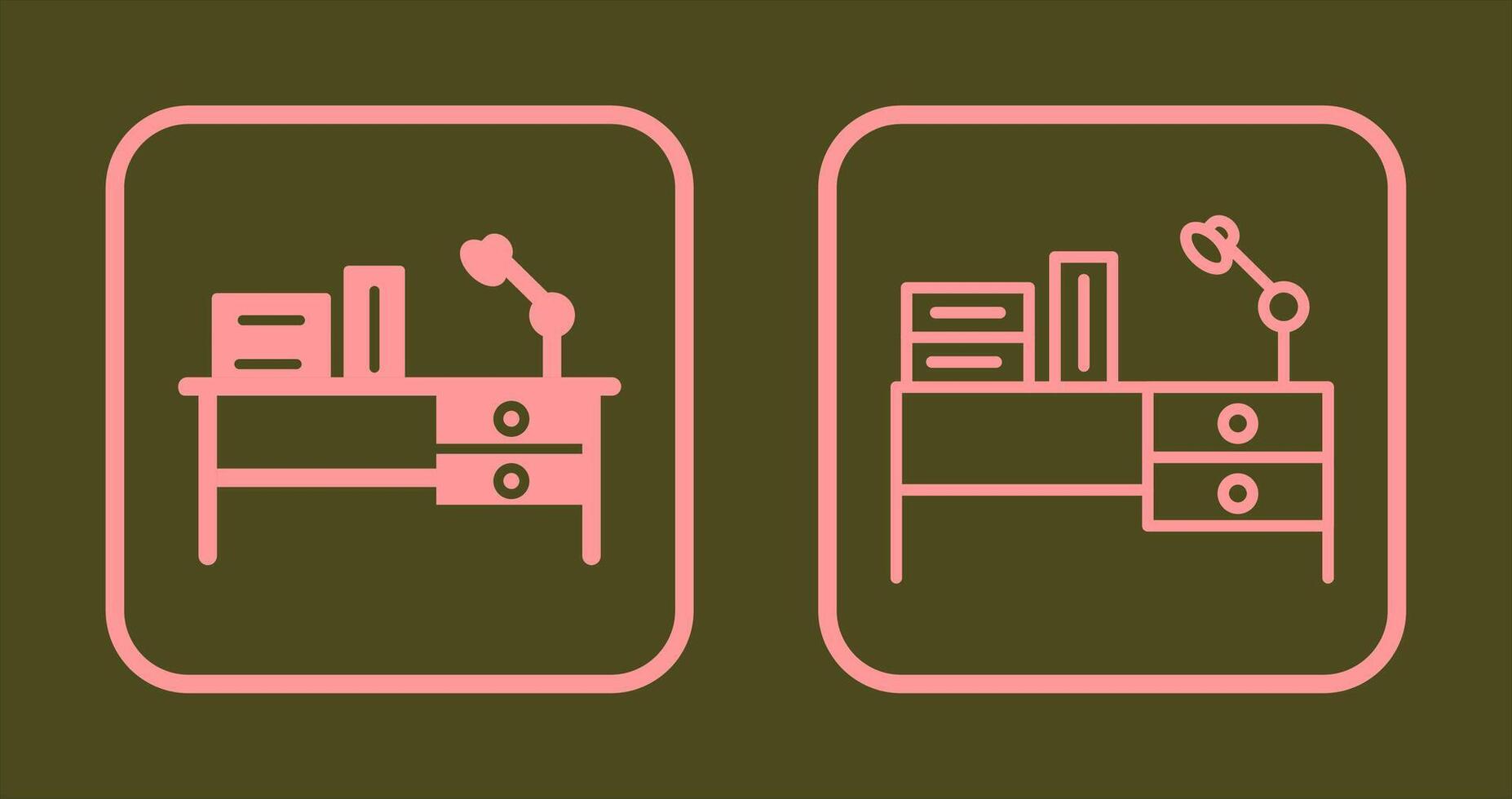 bureau pictogram ontwerp vector