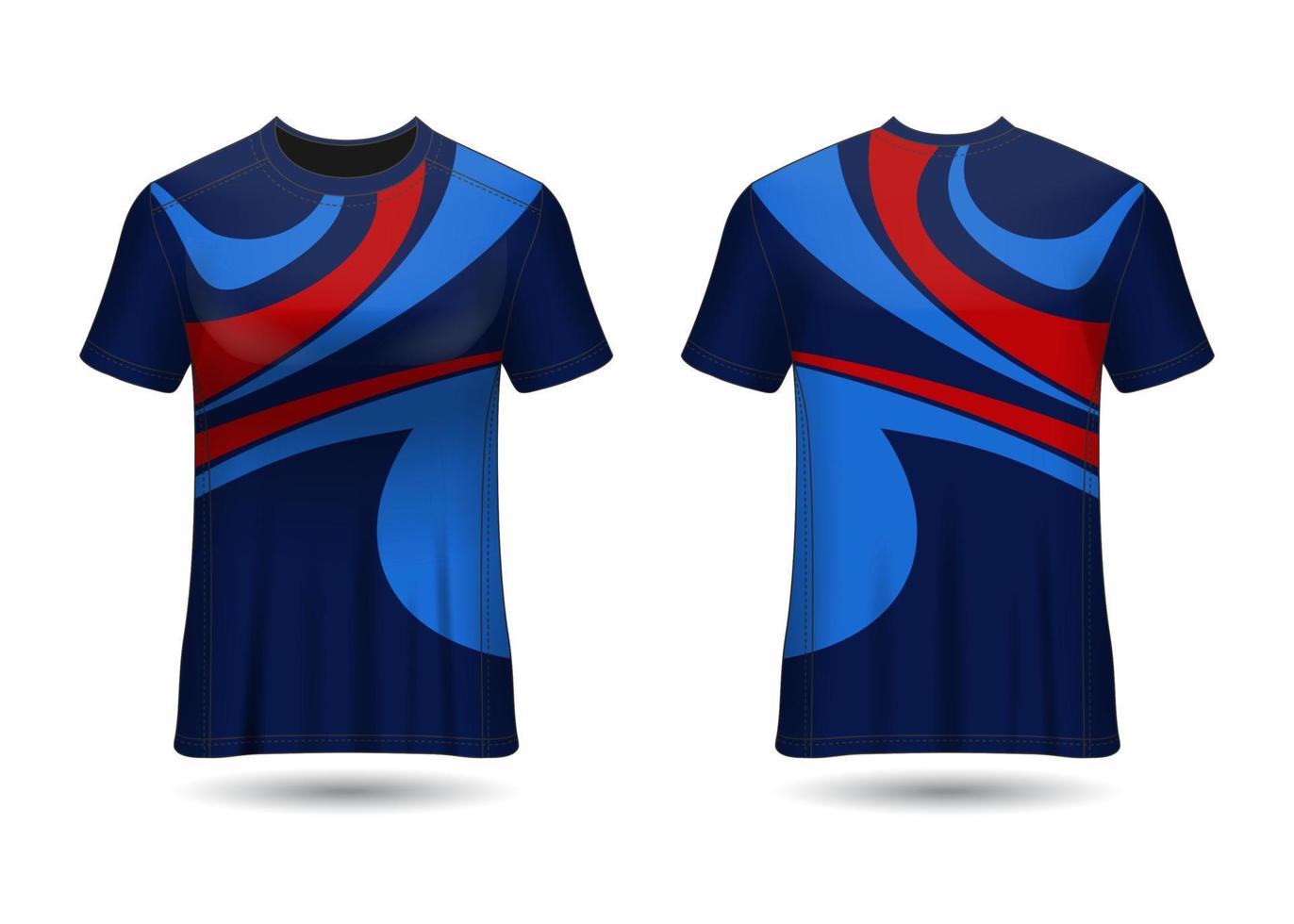 sport jersey ontwerpsjabloon voor teamuniformen vector