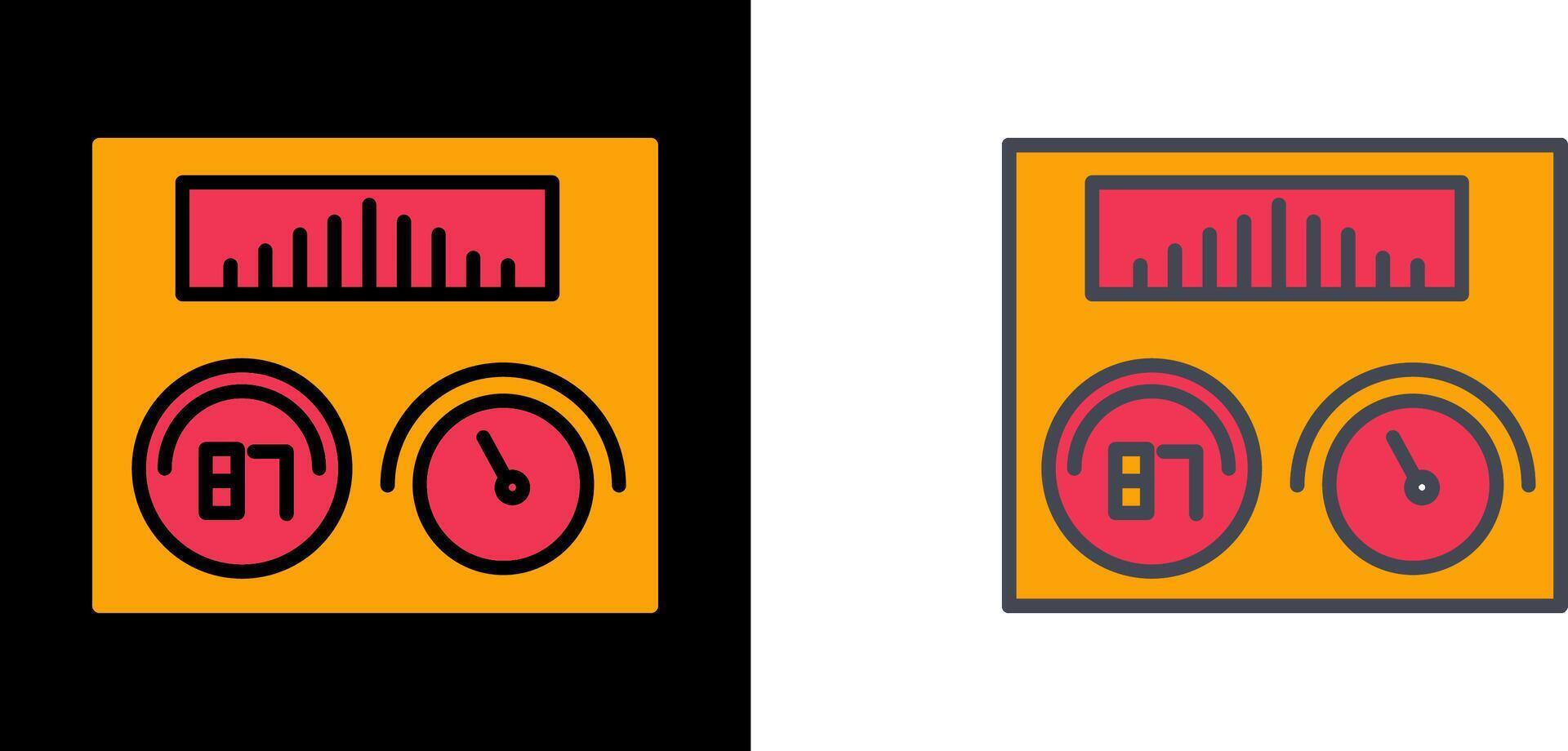 thermoregulator icoon ontwerp vector