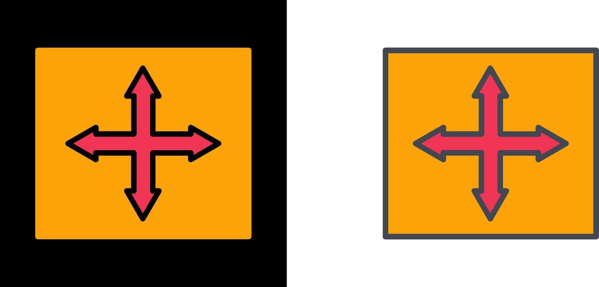 routebeschrijving icoon ontwerp vector