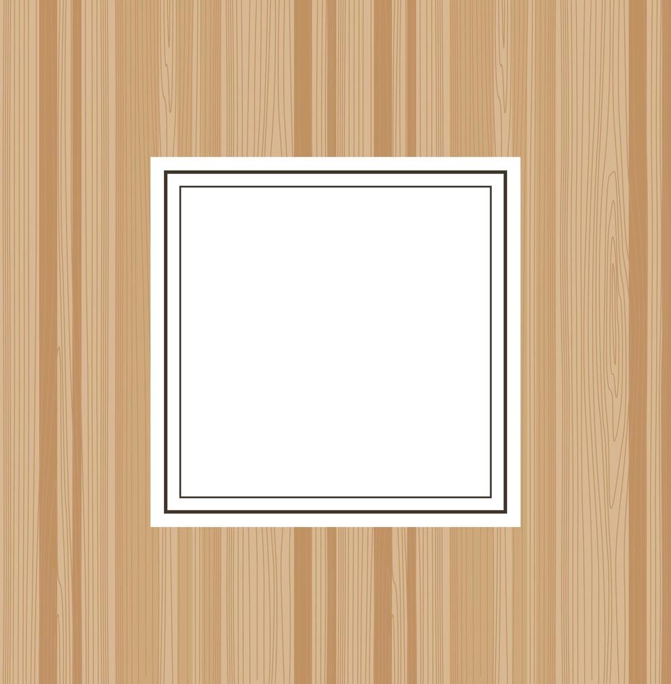 beige houten structuur en frame vector