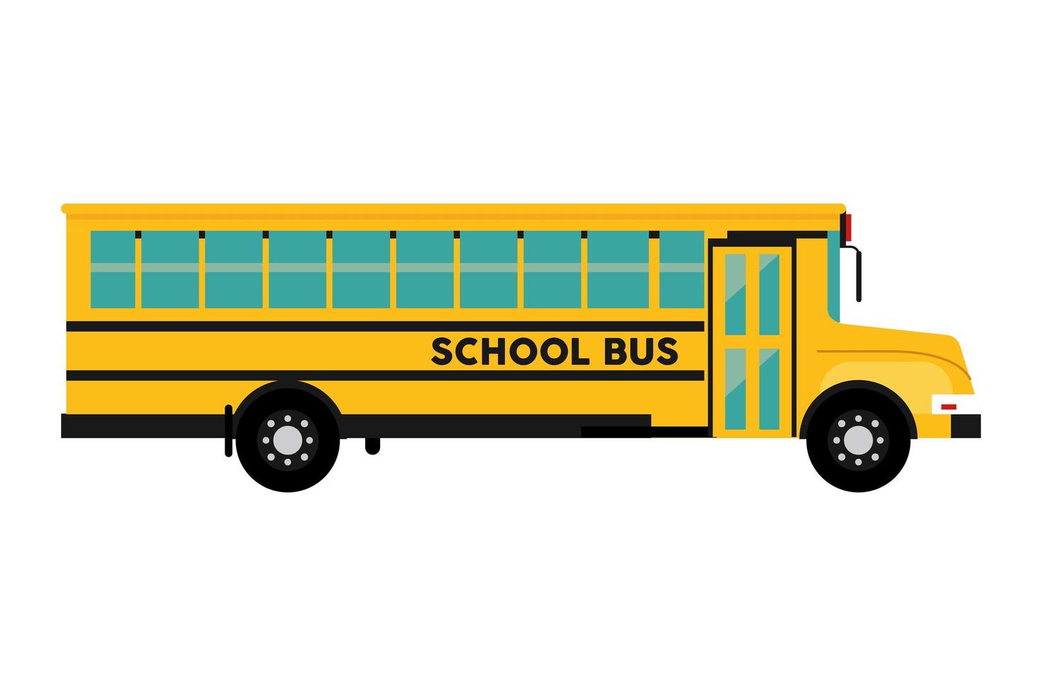 schoolbus auto voertuig vector