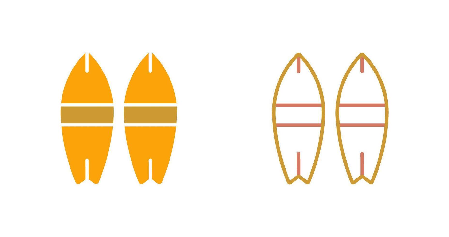 surfboard icoon ontwerp vector