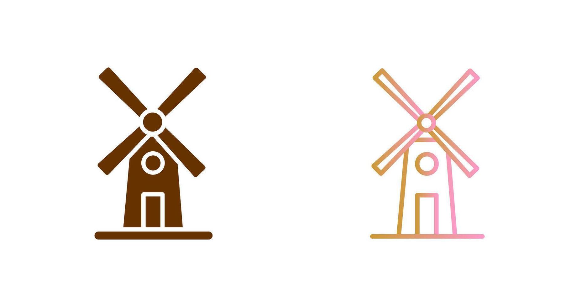 windmolen icoon ontwerp vector