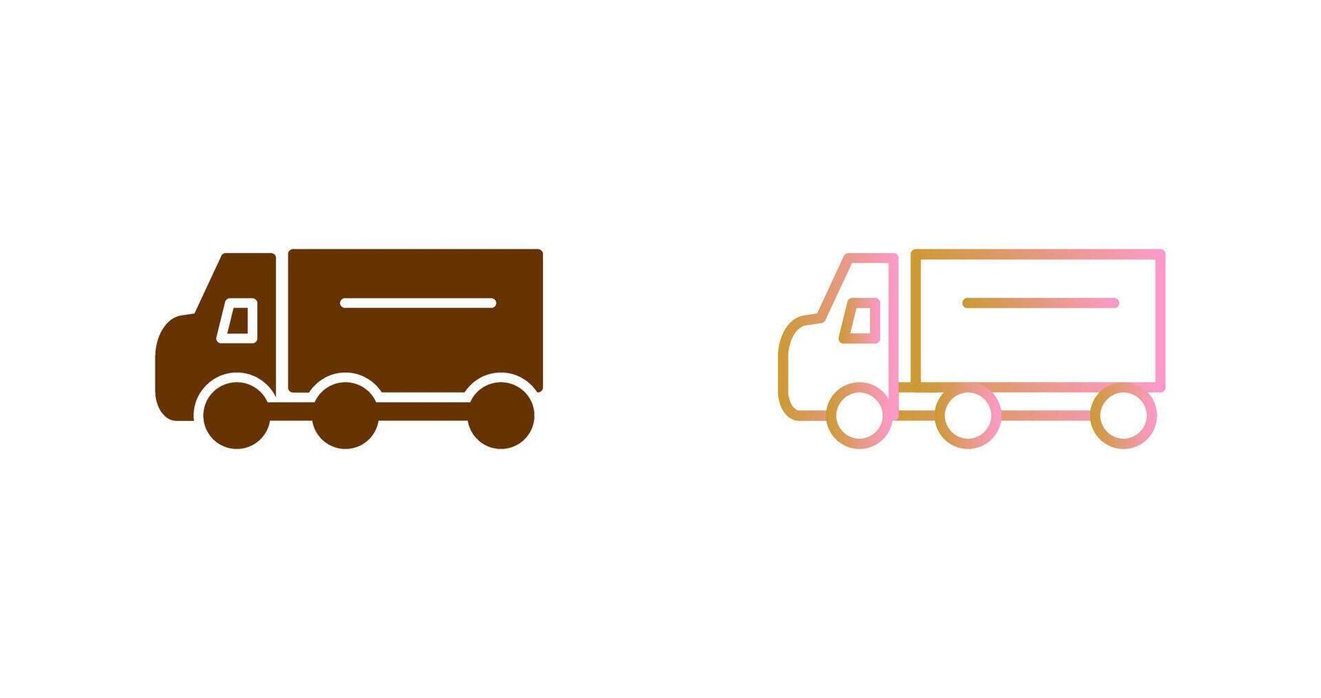 vrachtwagen pictogram ontwerp vector