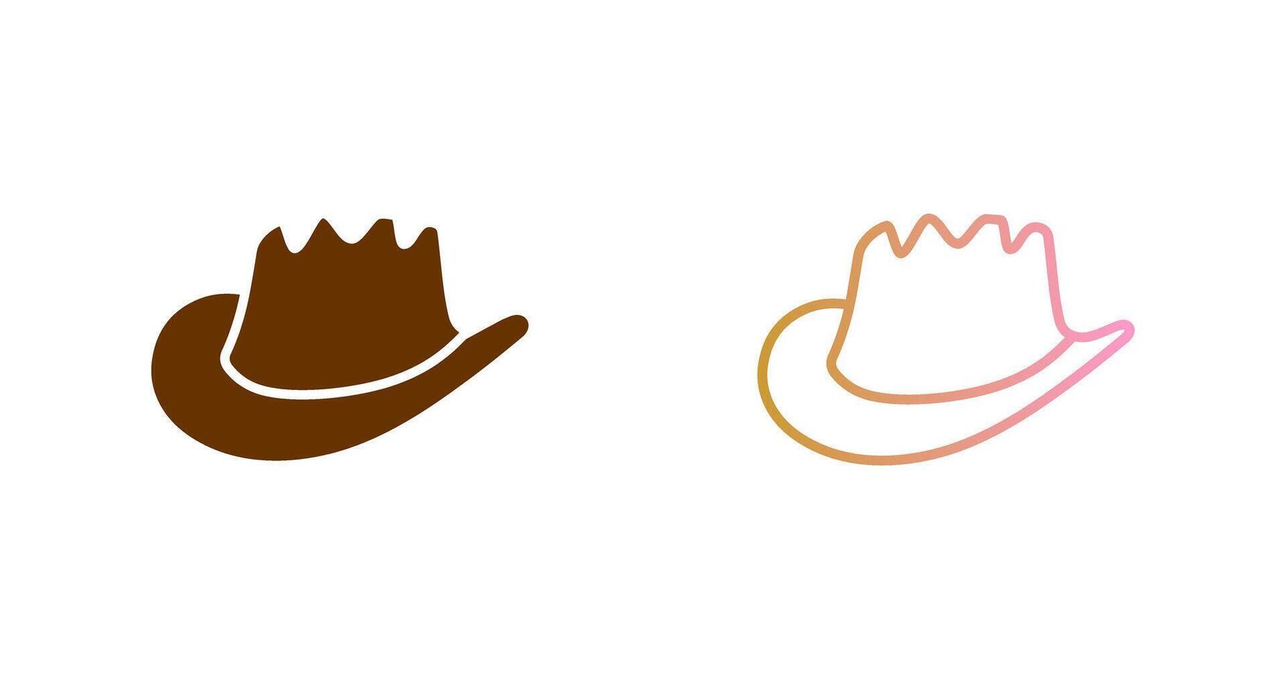 cowboy hoed icoon ontwerp vector