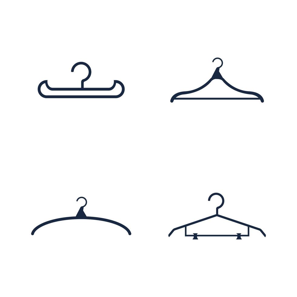 hanger doek pictogram plat ontwerp concept vector sjabloon