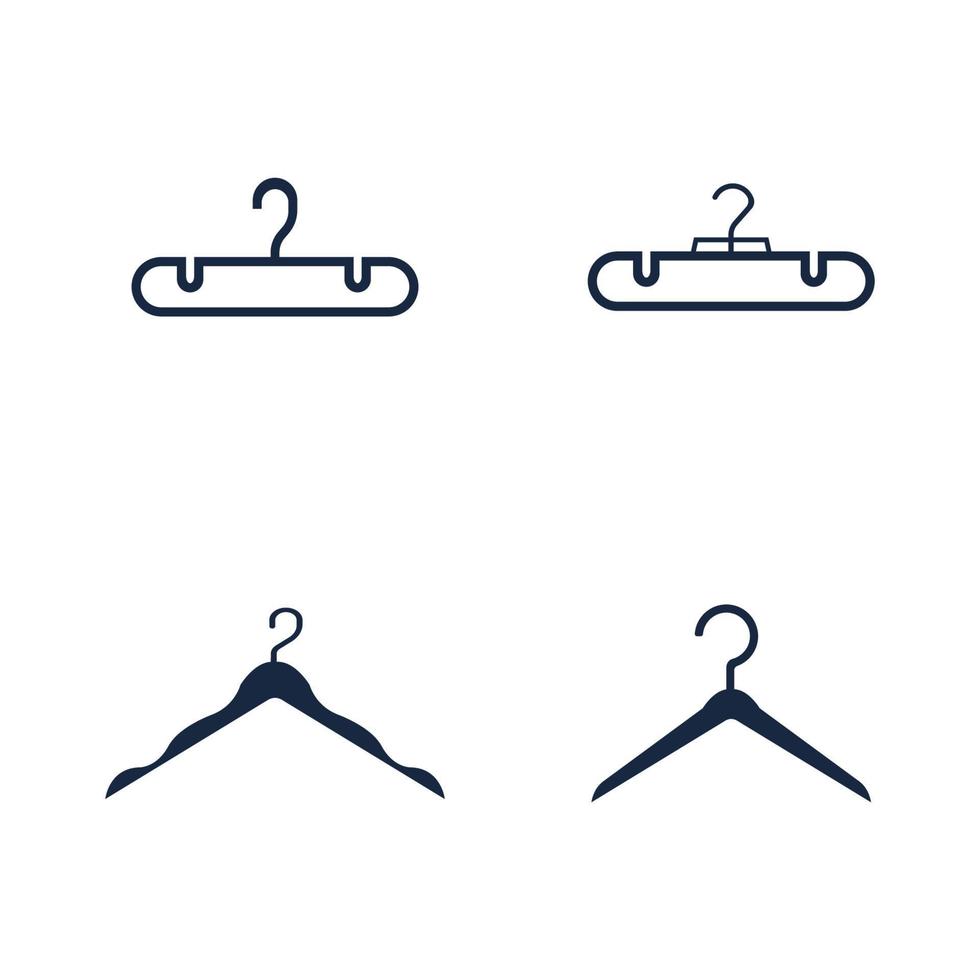 hanger doek pictogram plat ontwerp concept vector sjabloon