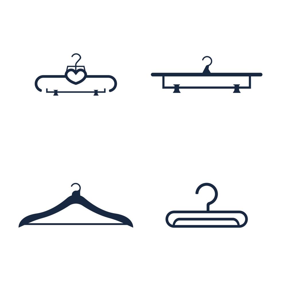 hanger doek pictogram plat ontwerp concept vector sjabloon