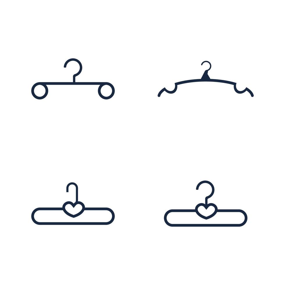 hanger doek pictogram plat ontwerp concept vector sjabloon