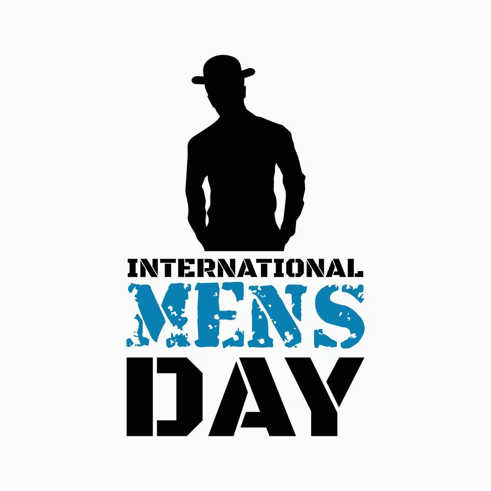 illustratie internationale mannendag vector