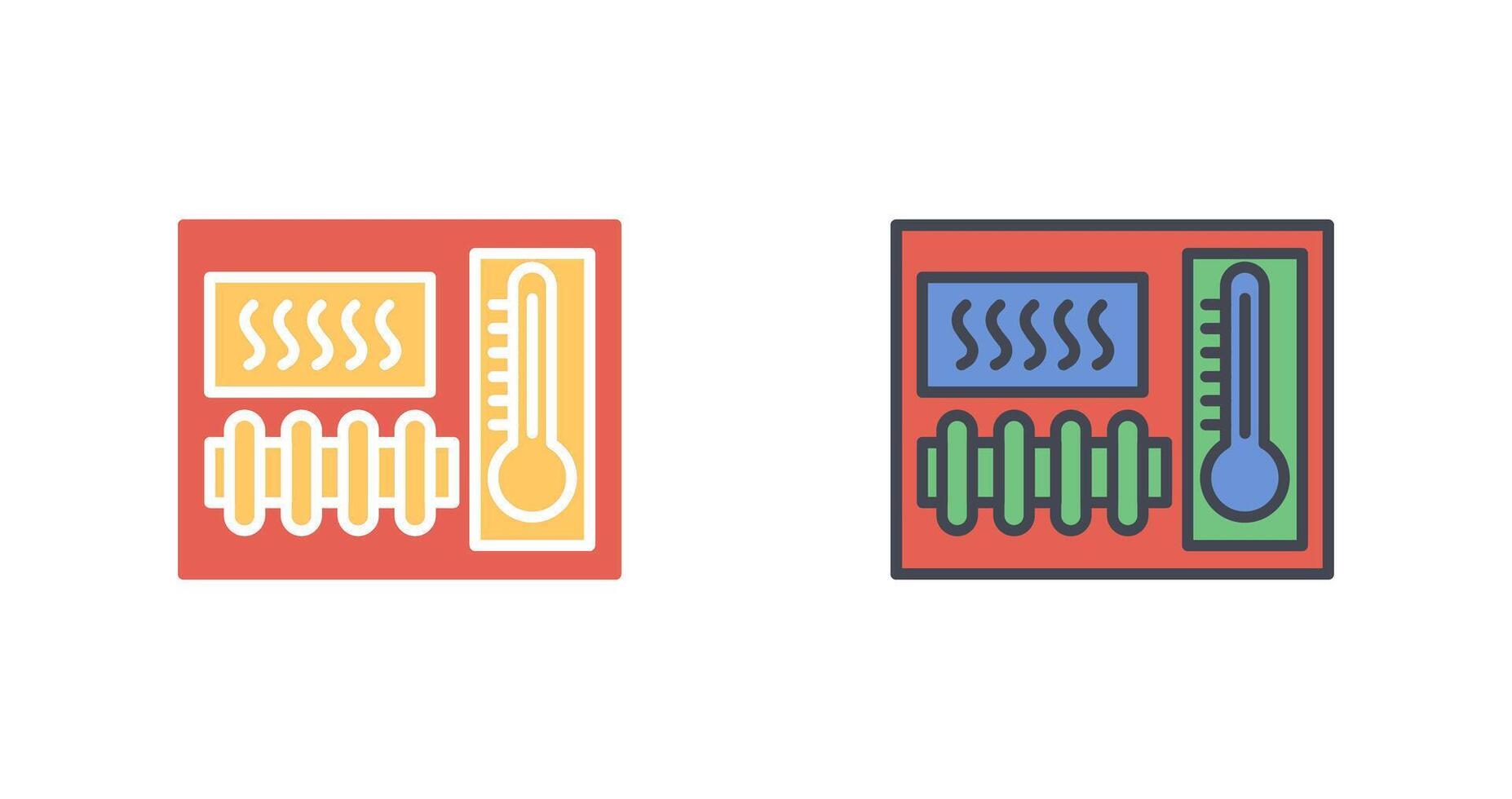 verwarming element icoon ontwerp vector