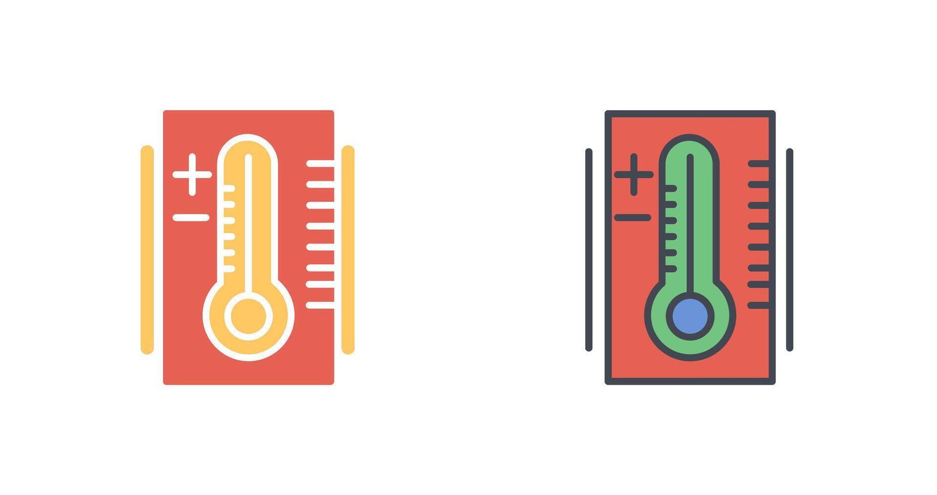 thermometer pictogram ontwerp vector