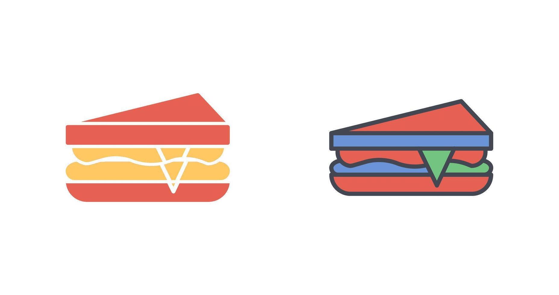 sandwich pictogram ontwerp vector