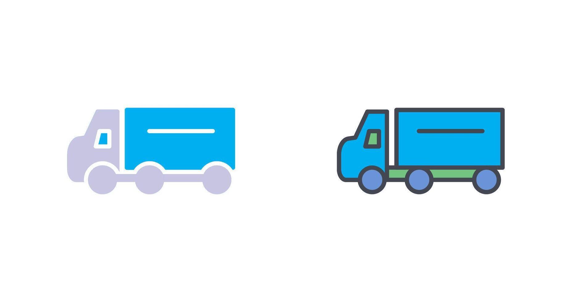 vrachtwagen pictogram ontwerp vector