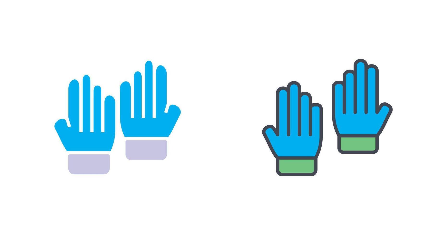 handschoenen icoon ontwerp vector
