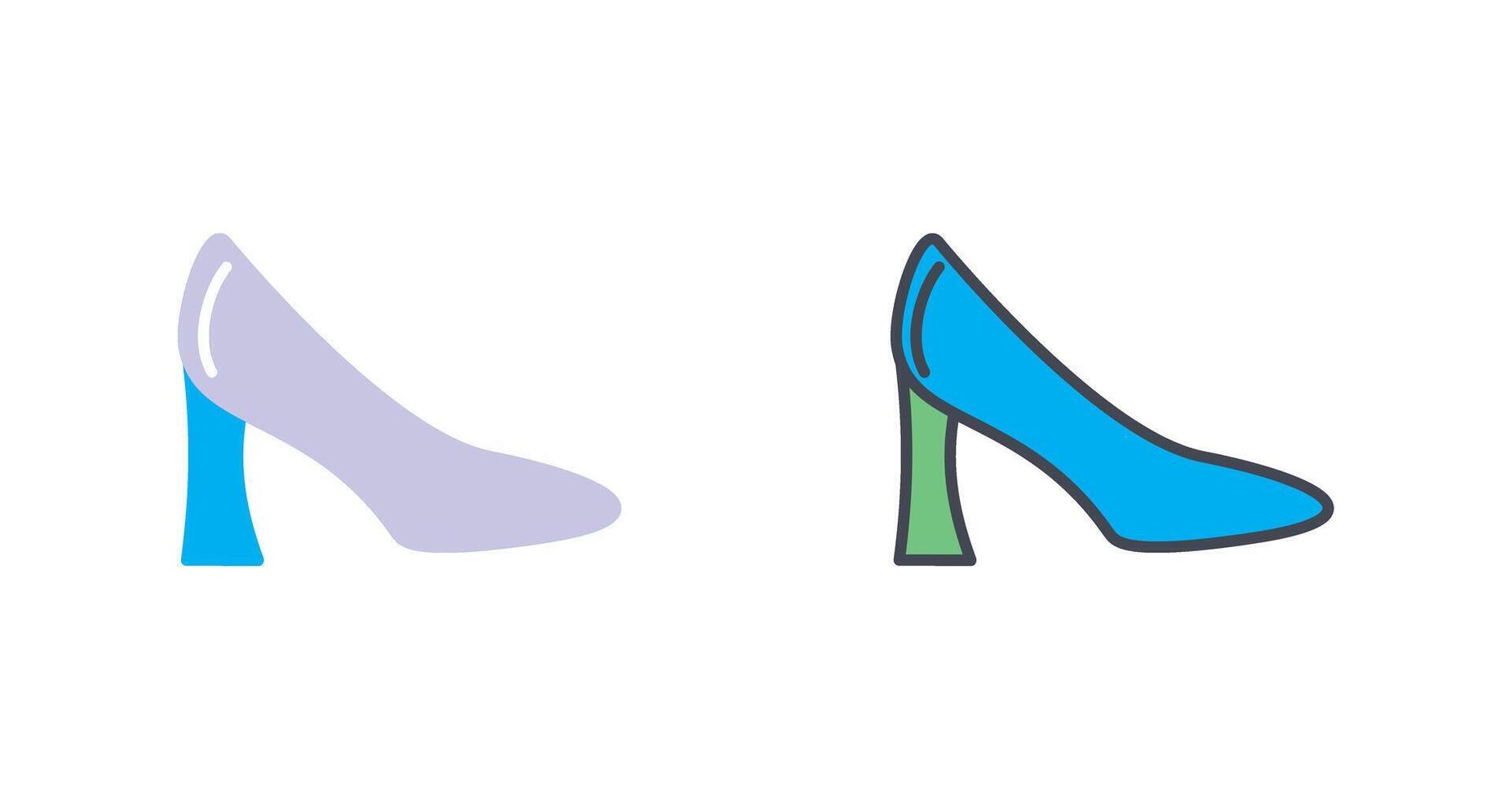 stiletto's icoon ontwerp vector