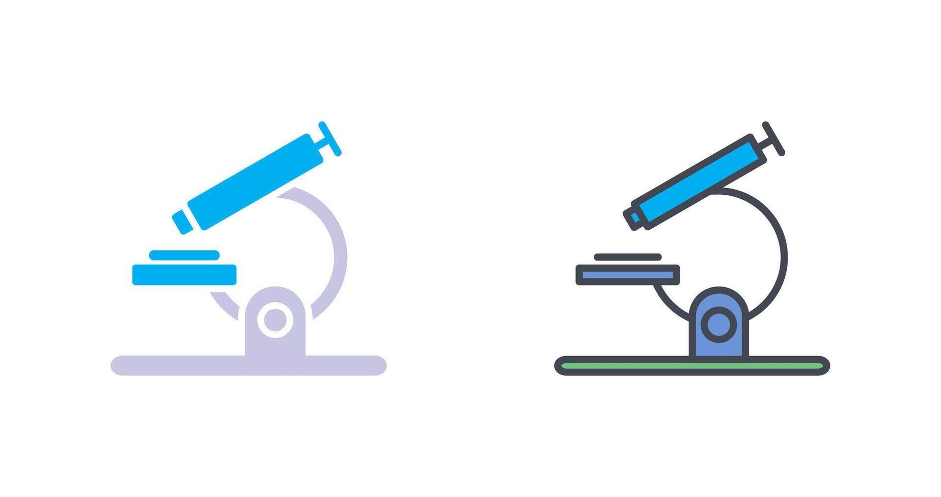 microscoop pictogram ontwerp vector