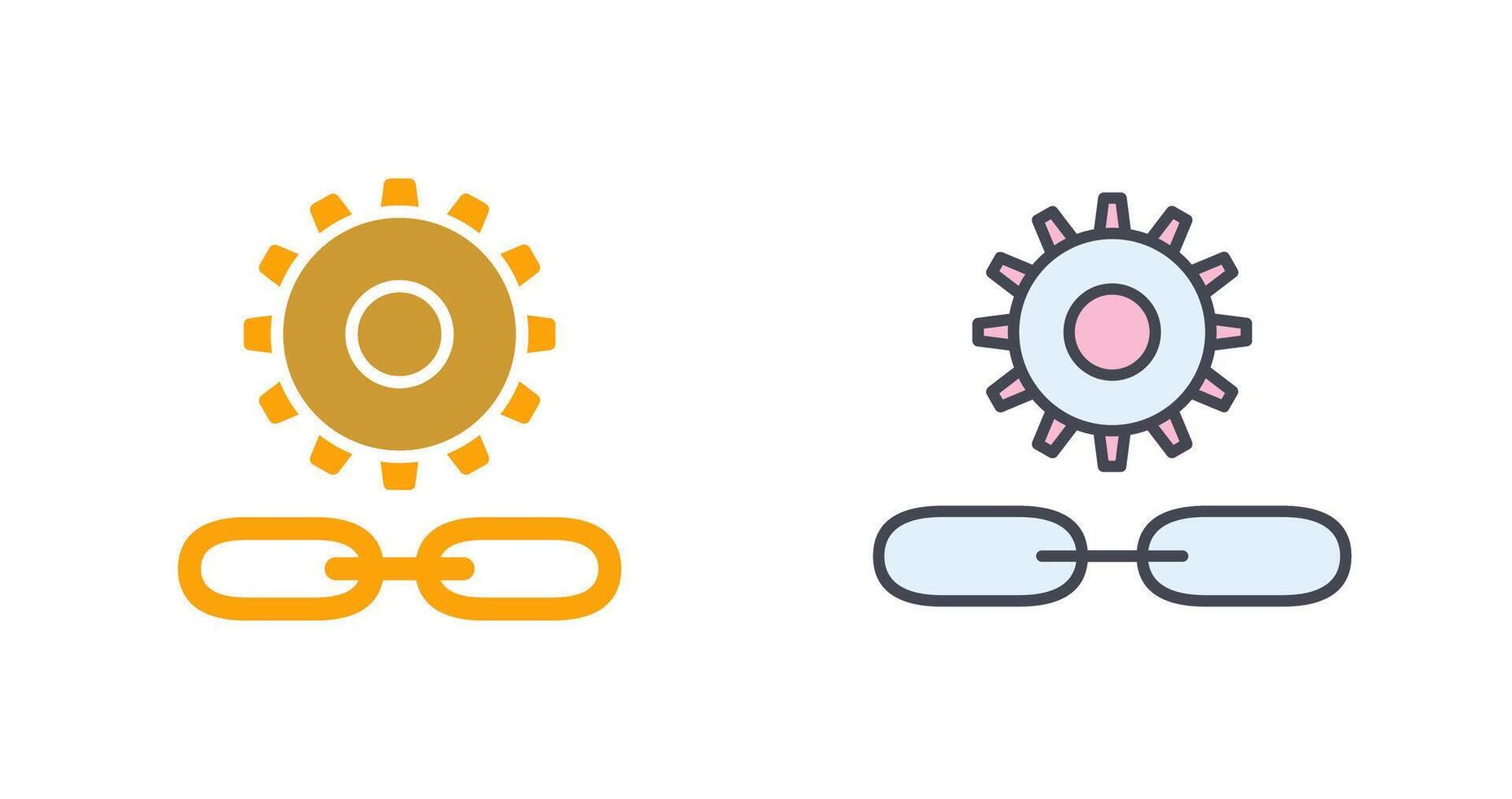 koppeling optimalisatie icoon ontwerp vector