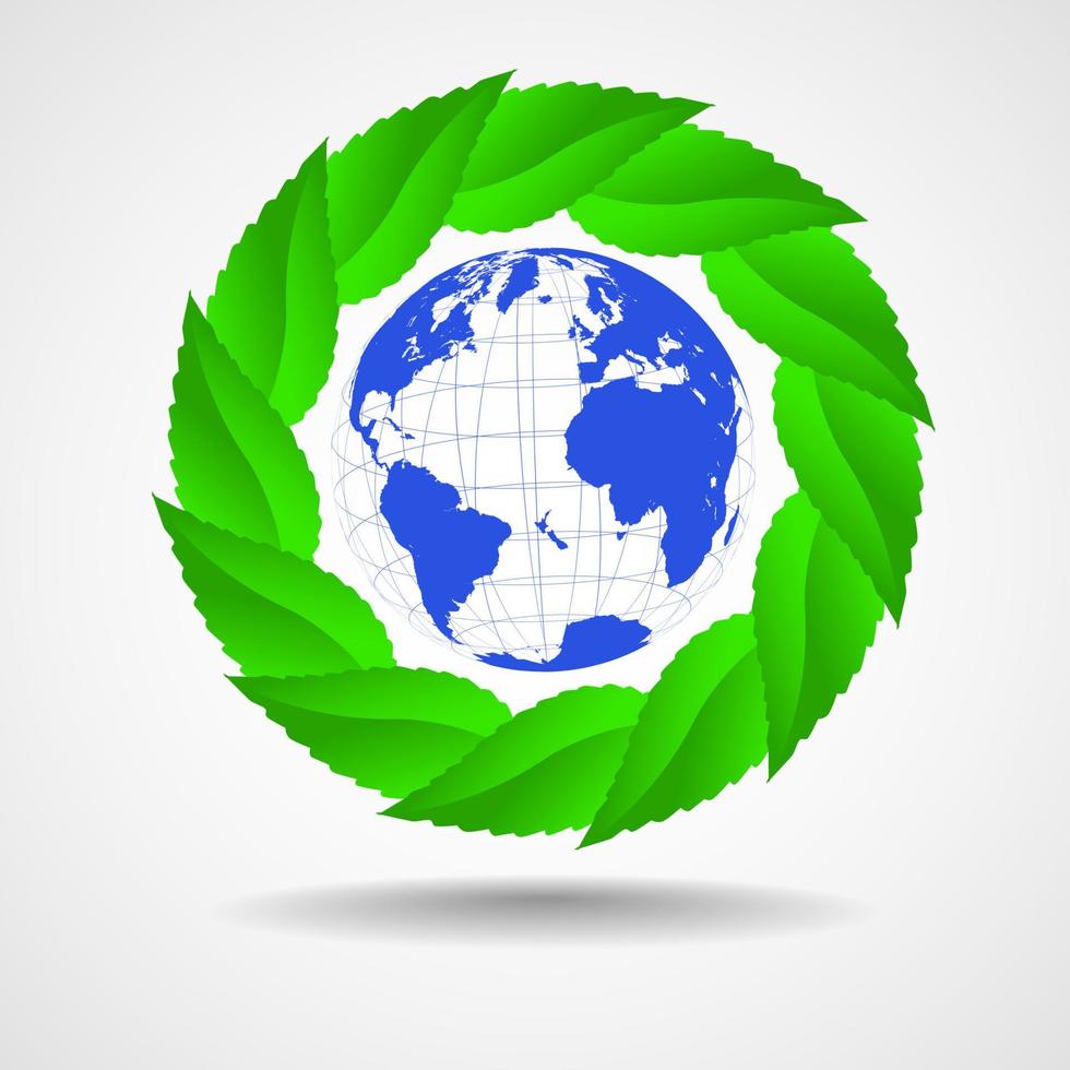 groene eco-achtergrond vector