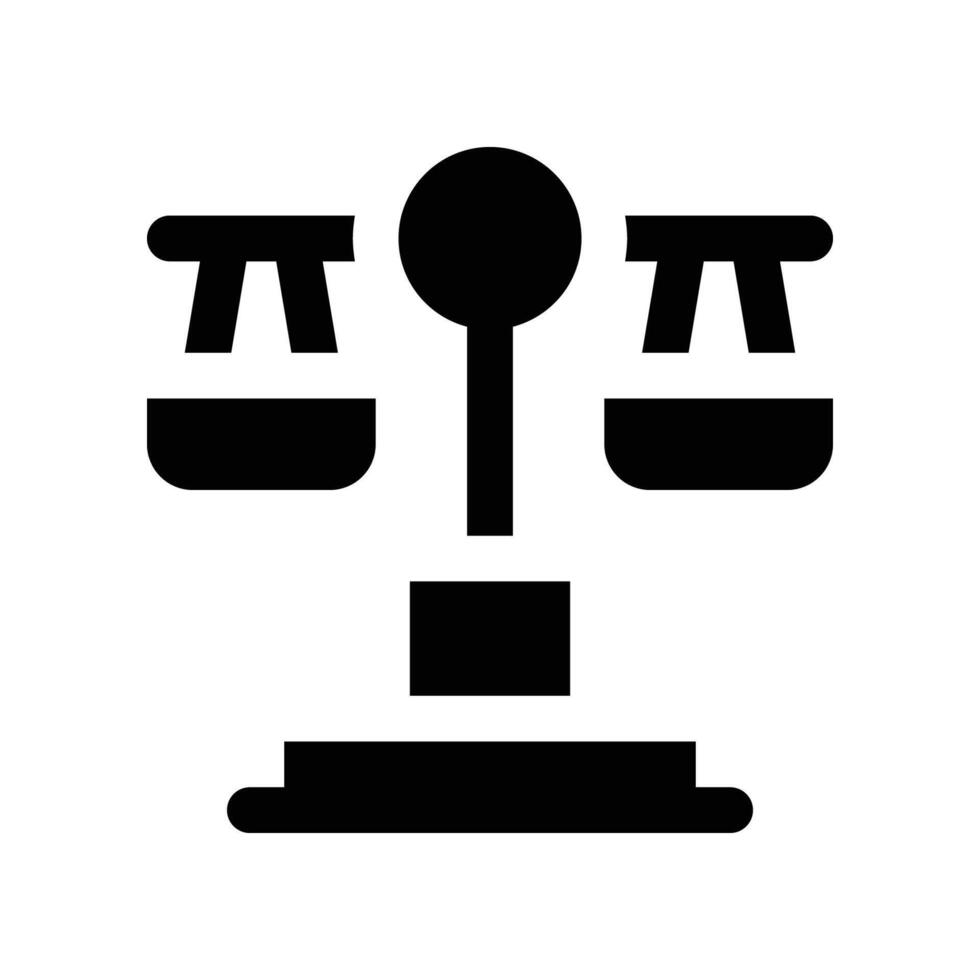 balans icoon. glyph icoon voor uw website, mobiel, presentatie, en logo ontwerp. vector
