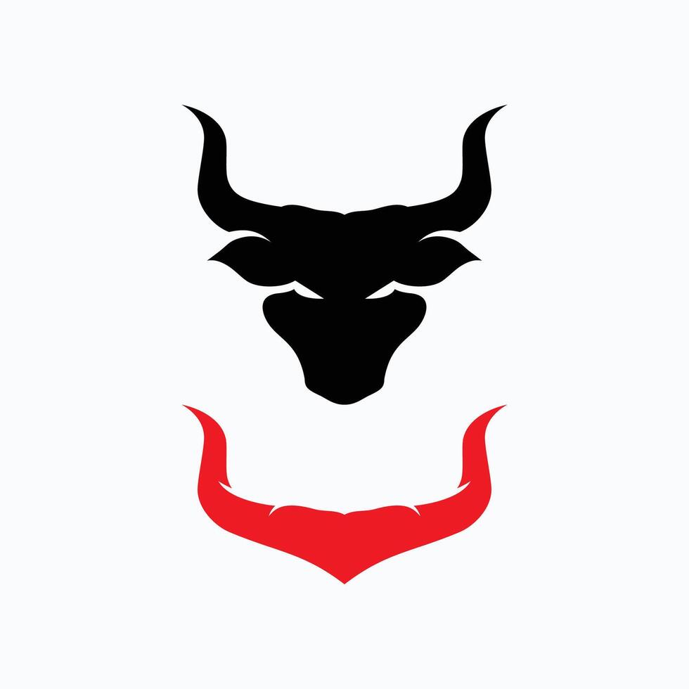 stier Stier logo icoon, sjabloon illustratie vector