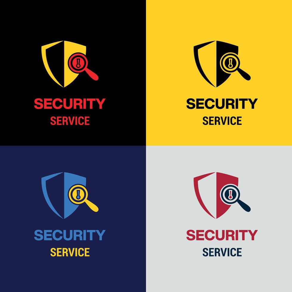 bedrijf veiligheid onderhoud logo vector