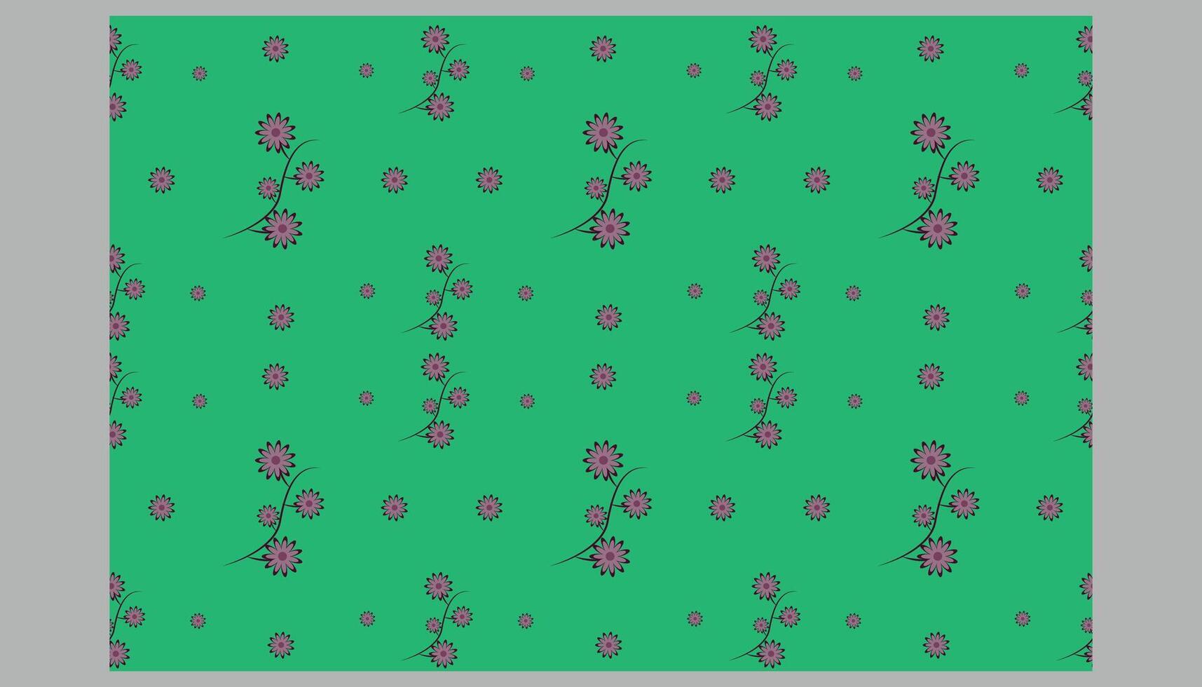 schattig bloem naadloos patroon ontwerp vector