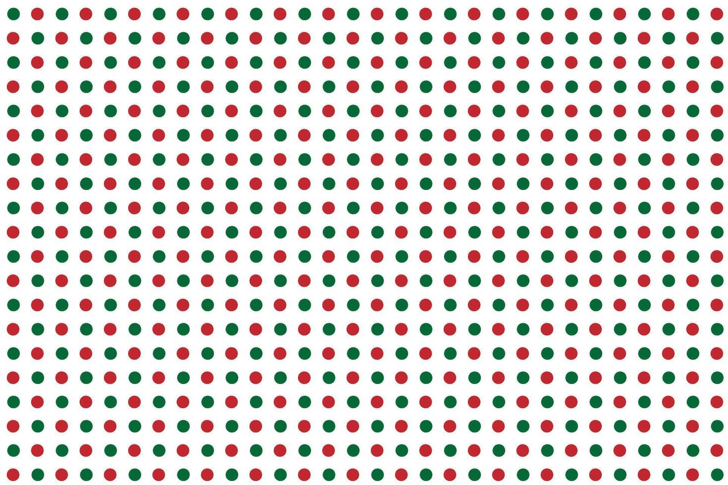 rood groen polka dots patroon naadloos. Kerstmis achtergrond vector