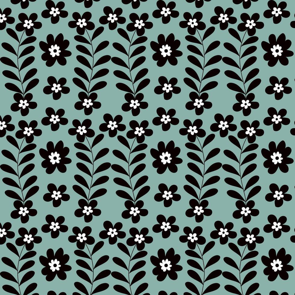 ditsy afdrukken. naadloos. bloemen patroon met klein bloemen. elegant kleurrijk bloemen patroon voor achtergrond, textuur, kleding stof, behang, omhulsel papier, textiel, kleding, afdrukken of anderen. vector