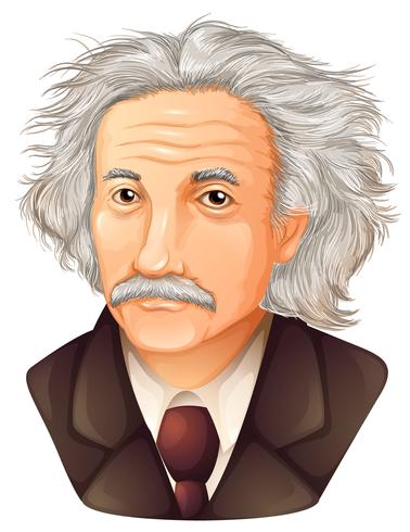 albert einstein vector